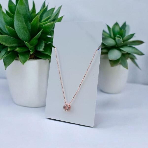 Jwelric Rose Gold Plated Necklace For Women and Girls